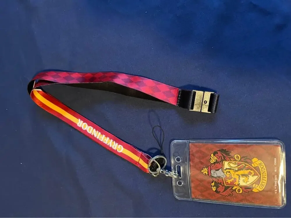 Universal Harry Potter Gryffindor Lanyard with ID Holder. At Park $28